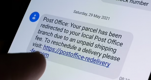 Have you received a ‘missed parcel’ text message?