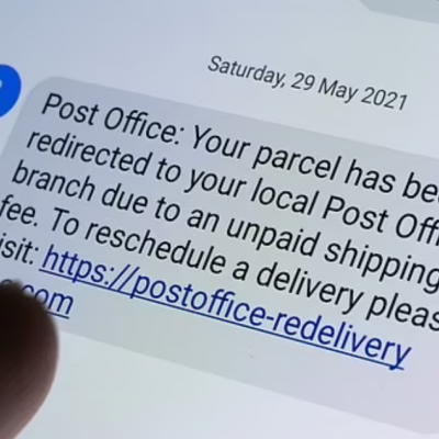 Have you received a ‘missed parcel’ text message?